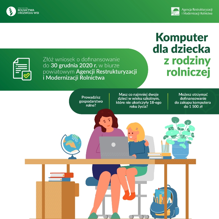 Komputer dla rodziny plakat