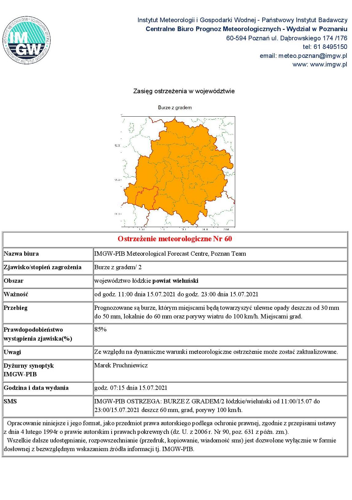2021 07 15 ostrzezenie meteo