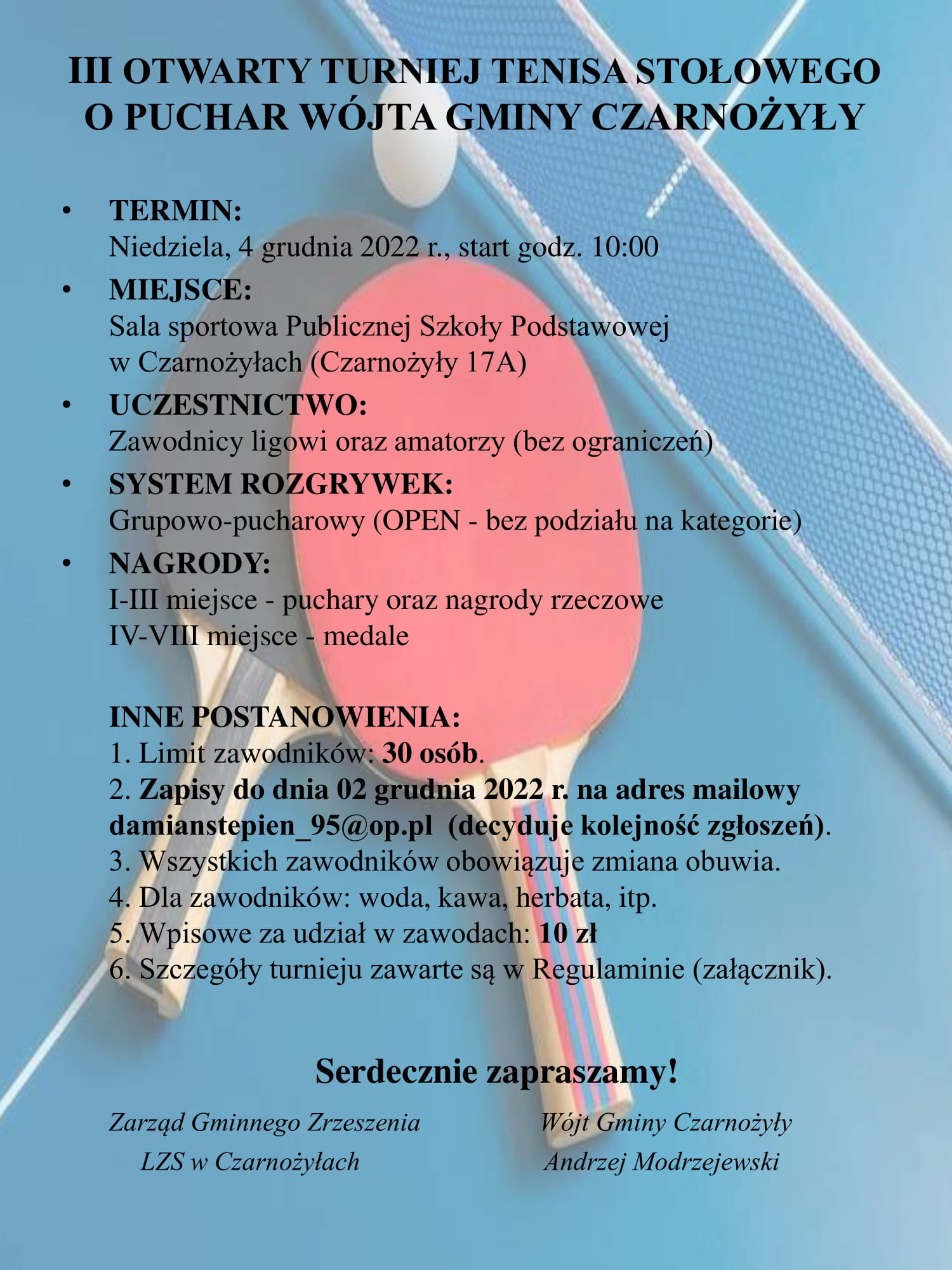 20221122 zaproszenie turniej