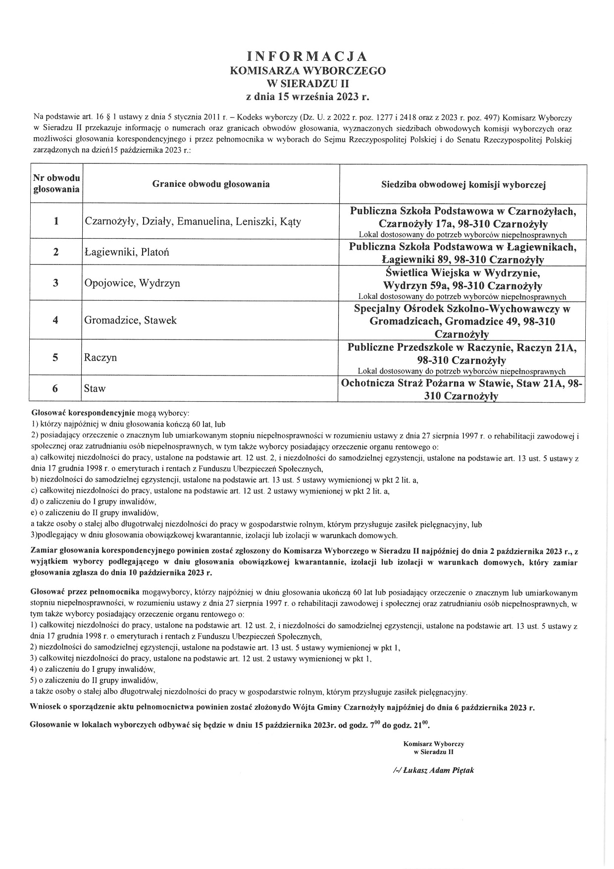 2023 10 08 informacja obwody