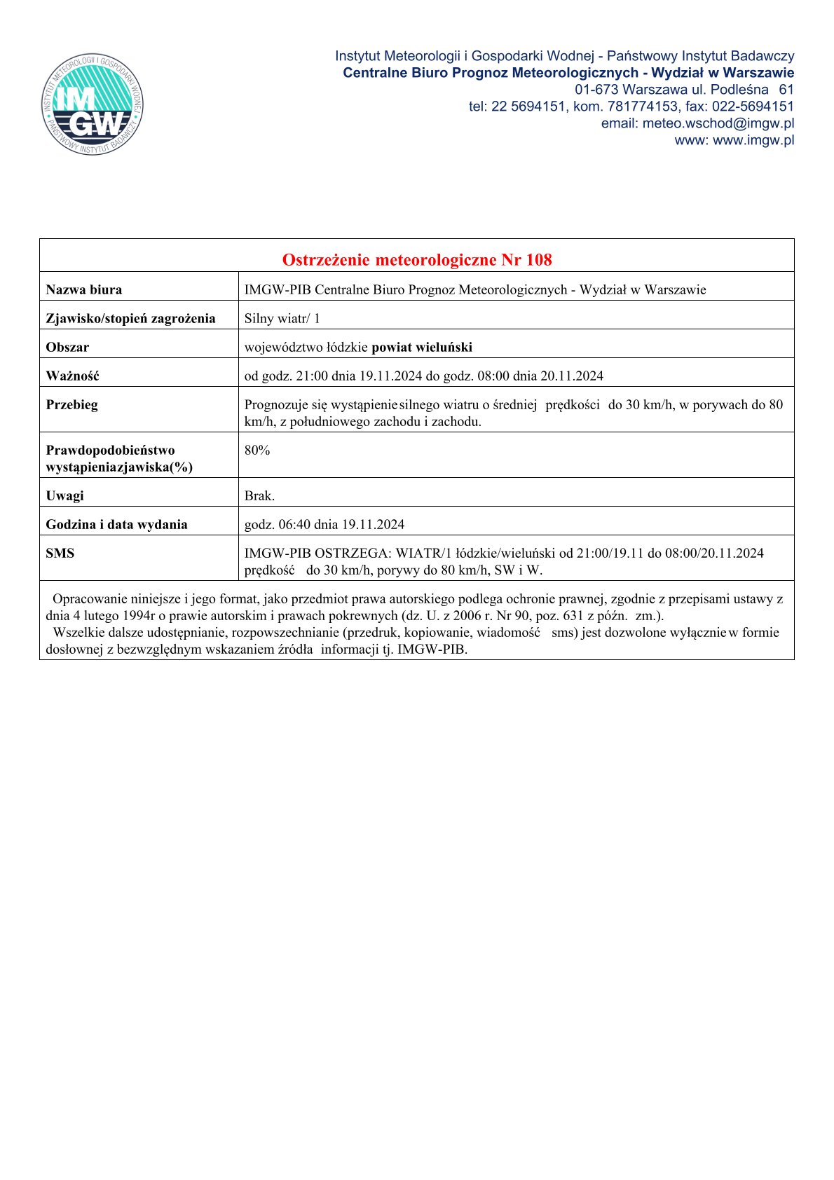 19112024 ostrzeżenie meteo