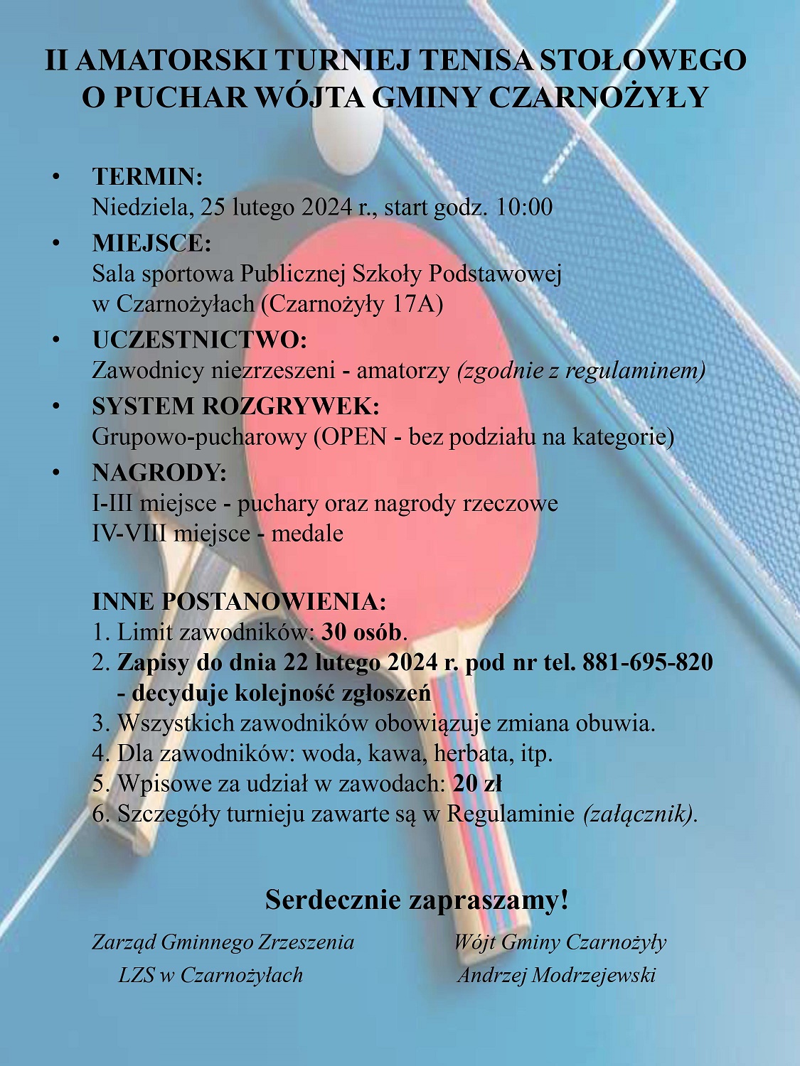 202400214 Ogłoszenie 2. Amatorski turniej