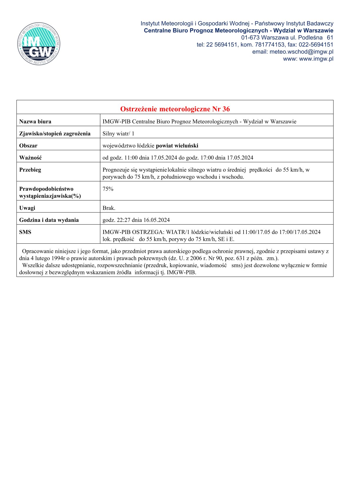20240517 ostrzeżenia meteo