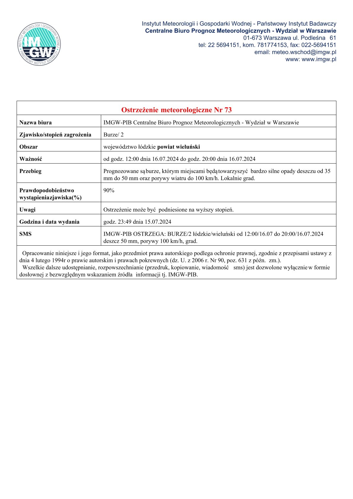 20240716 ostrzeżenie meteo