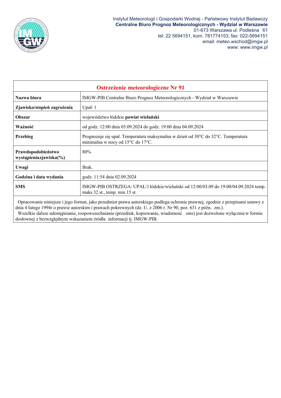 20240802 ostrzeżenie meteo