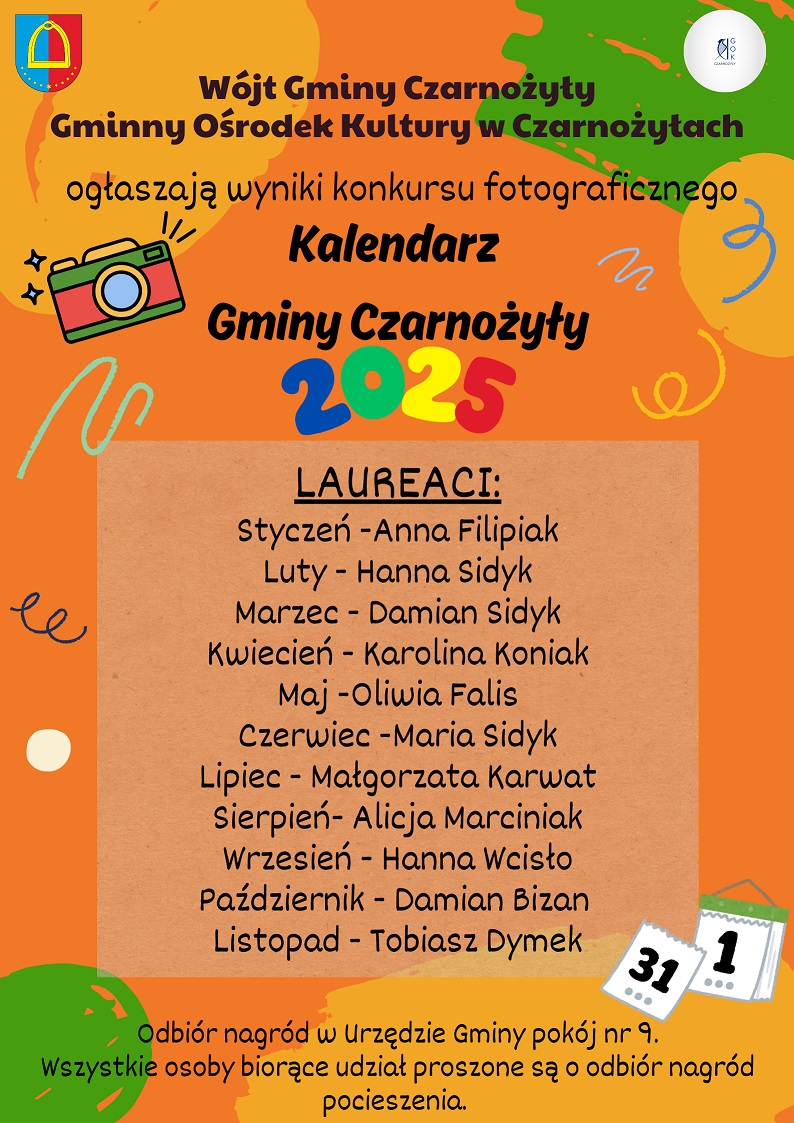 20250101 wyniki konkurs kalendarz