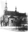 Czarnożyły, kościół przed rozbudową - widok od południa z dzwonnicą, przed 1912r.