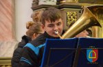 Czarnożylska Orkiestra Dęta w kościele w Czarnożyłach 2016