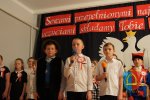 Niepodległościowa wieczornica w Szkole Podstawowej w Łagiewnikach 2018 r.