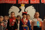Niepodległościowa wieczornica w Szkole Podstawowej w Łagiewnikach 2018 r.