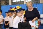 Pasowanie uczniów klas pierwszych Szkoły Podstawowej w Czarnożyłach 2019 r.