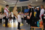 Pasowanie uczniów klas pierwszych Szkoły Podstawowej w Czarnożyłach 2019 r.