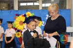 Pasowanie uczniów klas pierwszych Szkoły Podstawowej w Czarnożyłach 2019 r.