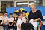 Pasowanie uczniów klas pierwszych Szkoły Podstawowej w Czarnożyłach 2019 r.