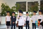 Pasowanie uczniów klas pierwszych Szkoły Podstawowej w Czarnożyłach 2019 r.