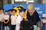 Pasowanie uczniów klas pierwszych Szkoły Podstawowej w Czarnożyłach 2019 r.