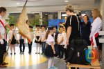 Pasowanie uczniów klas pierwszych Szkoły Podstawowej w Czarnożyłach 2019 r.