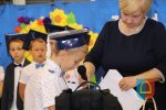 Pasowanie uczniów klas pierwszych Szkoły Podstawowej w Czarnożyłach 2019 r.