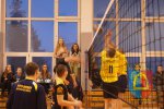Towarzyski mecz siatkówki Gimnazjum w Czarnożyłach i Klubu Sportowego Kąty