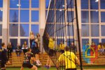 Towarzyski mecz siatkówki Gimnazjum w Czarnożyłach i Klubu Sportowego Kąty