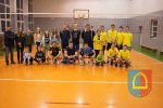 Towarzyski mecz siatkówki Gimnazjum w Czarnożyłach i Klubu Sportowego Kąty