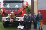 Uroczyste poświęcenie i przekazanie wozu ratowniczo-gaśniczego dla OSP Raczyn