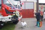 Uroczyste poświęcenie i przekazanie wozu ratowniczo-gaśniczego dla OSP Raczyn