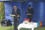 Uroczyste poświęcenie i przekazanie wozu ratowniczo-gaśniczego dla OSP Raczyn