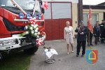 Uroczyste poświęcenie i przekazanie wozu ratowniczo-gaśniczego dla OSP Raczyn