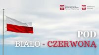 Pod biało-czerwoną logo